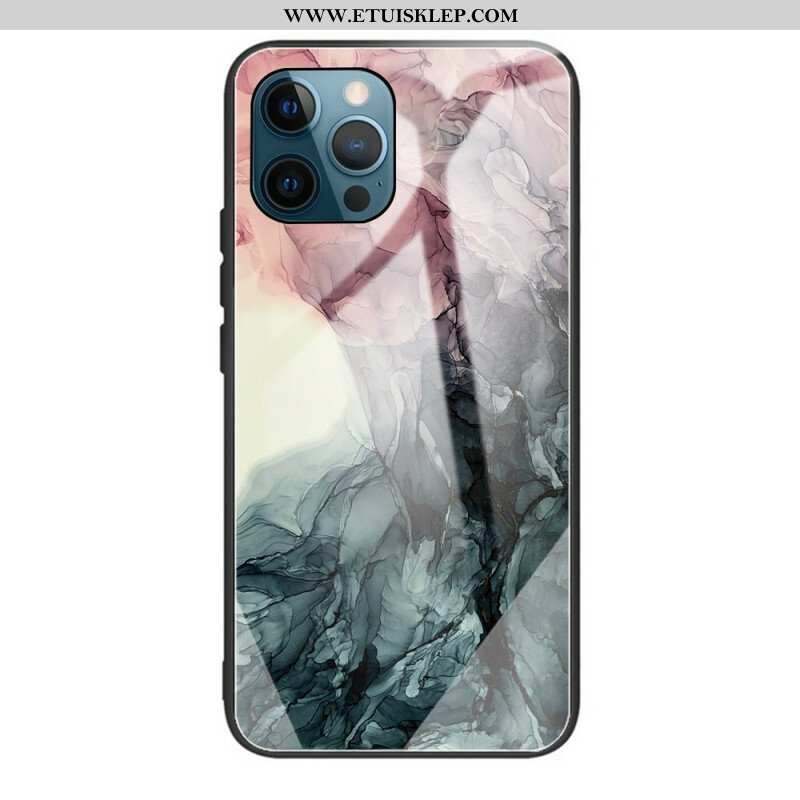 Etui do iPhone 13 Pro Marmurowe Szkło Hartowane